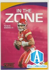 2020 Score In the Zone Gold Patrick Mahomes II #IZ-PM